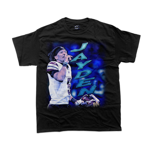 90s Style Jayden Daniels Washington Commanders T-Shirt