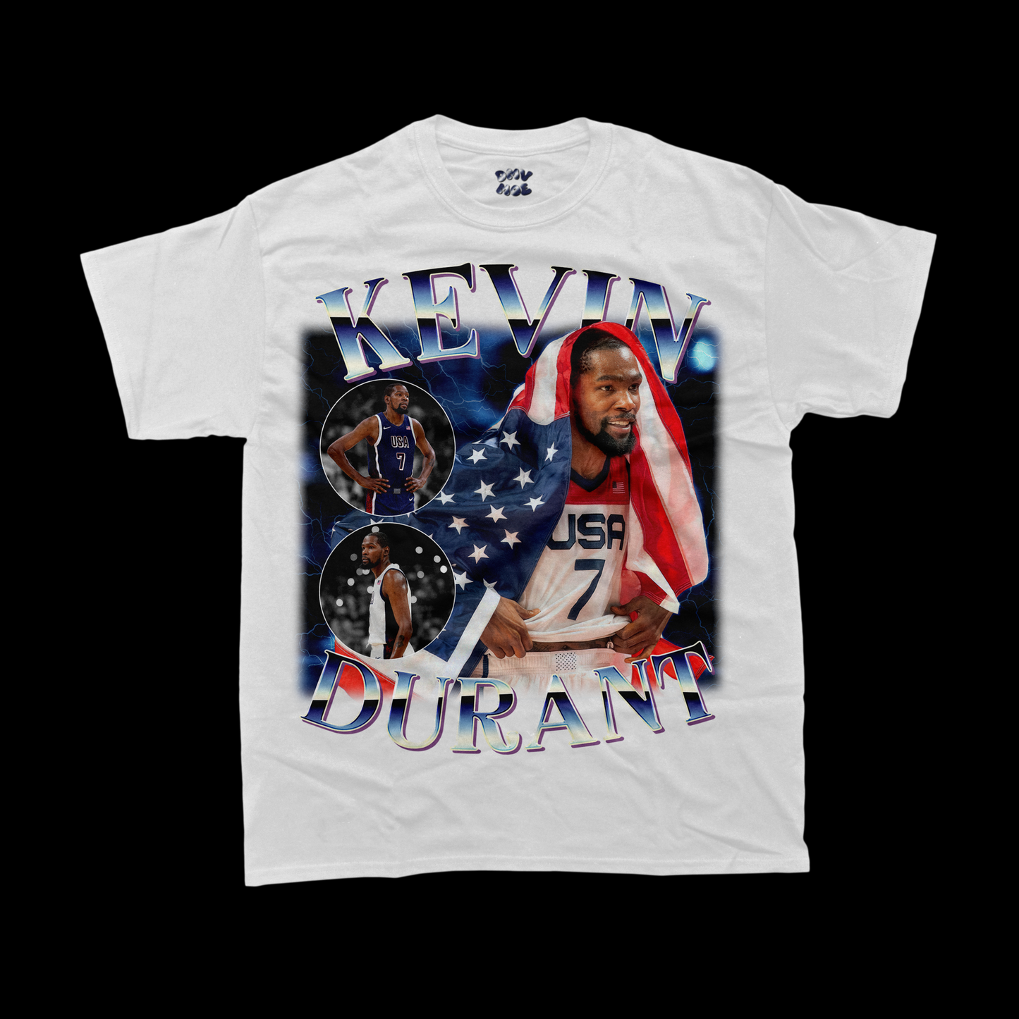 Kevin Durant Team USA T-Shirt, Bootleg-style Basketball T-Shirt, Kevin Durant USA T Shirt, NBA T-Shirt, Basketball Tee