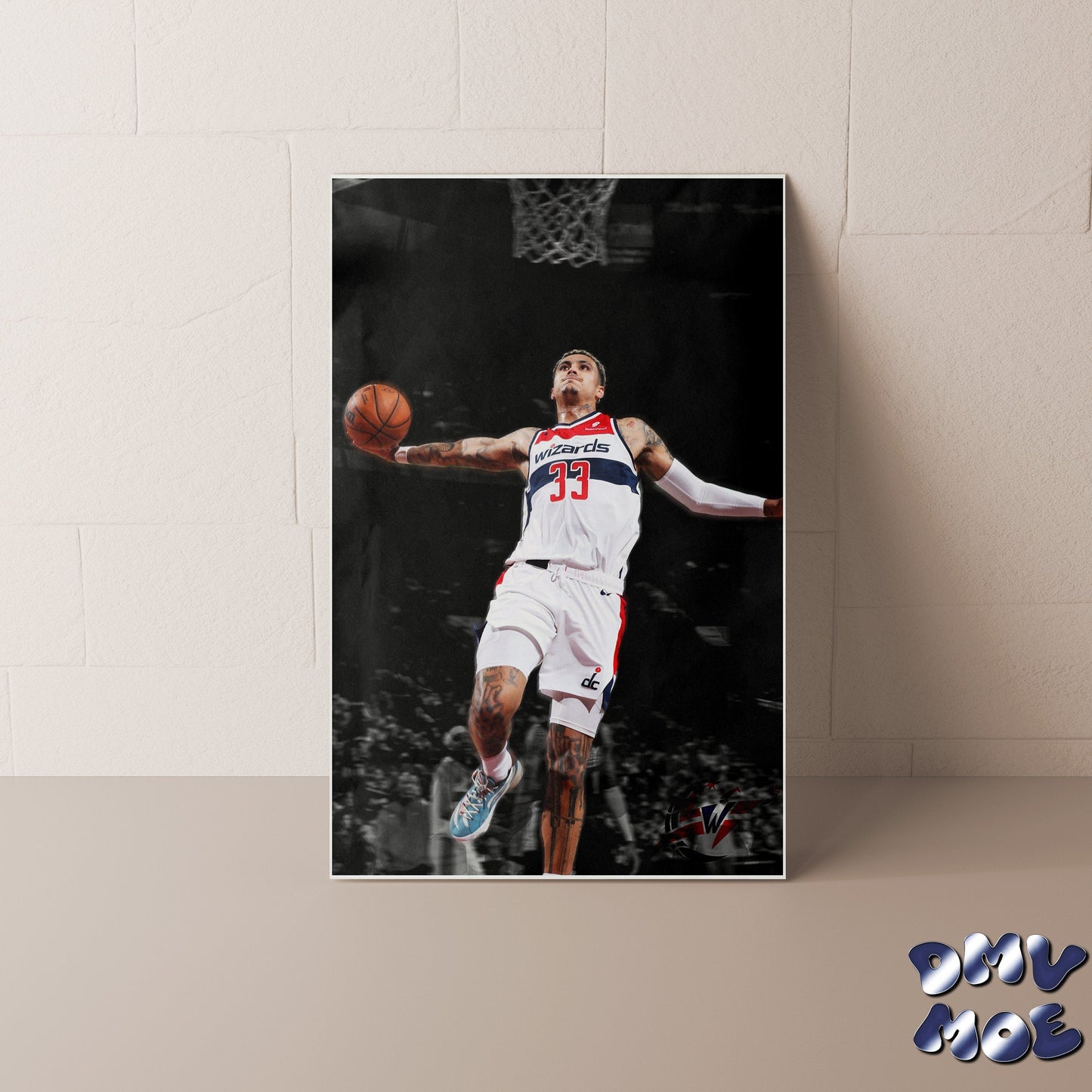 Kyle Kuzma Dunk Poster, Washington Wizards NBA Poster