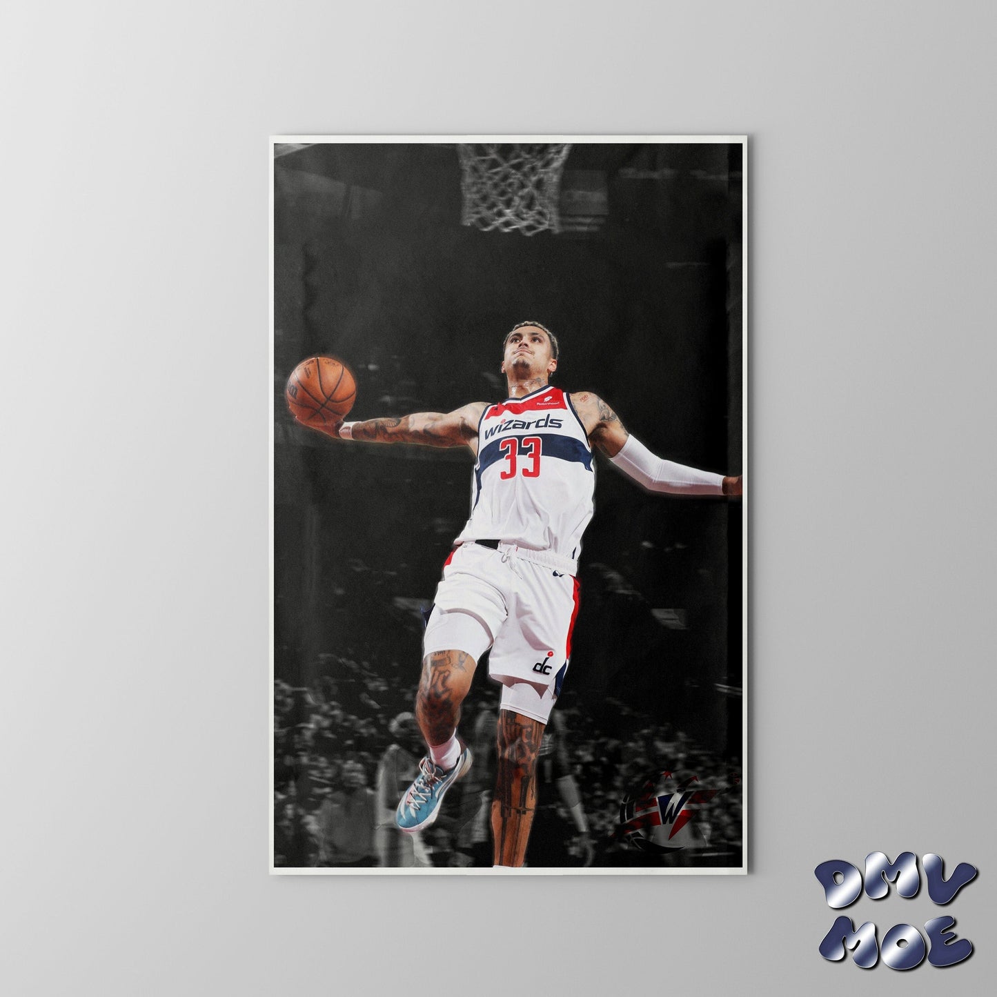 Kyle Kuzma Dunk Poster, Washington Wizards NBA Poster